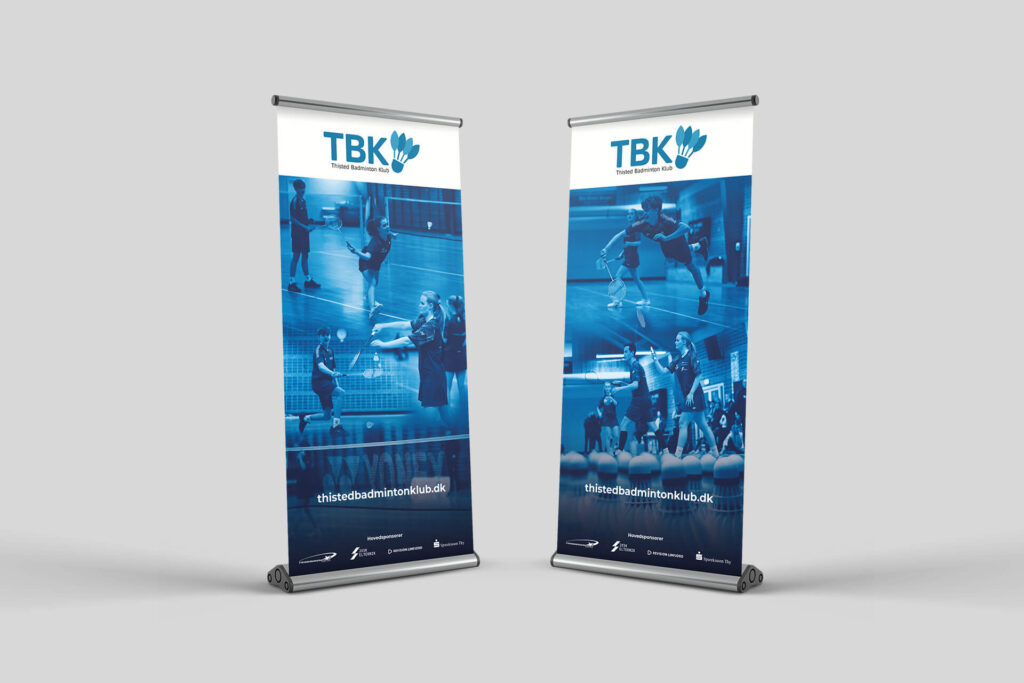 Thisted Badminton Klub roll-ups