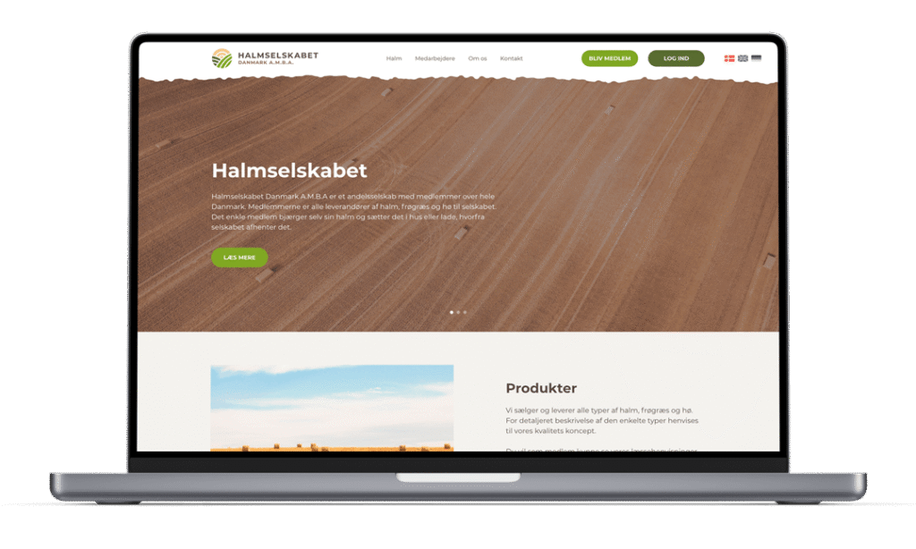 custom webdesign halmselskabet