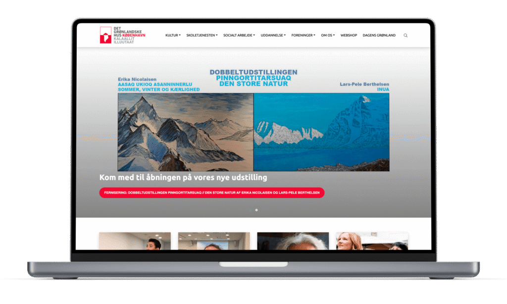 custom webdesign det grønlandske hus