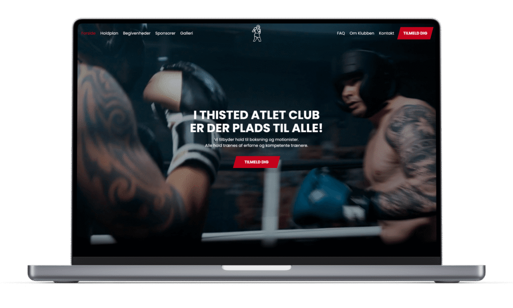 custom webdesign thisted atlet club