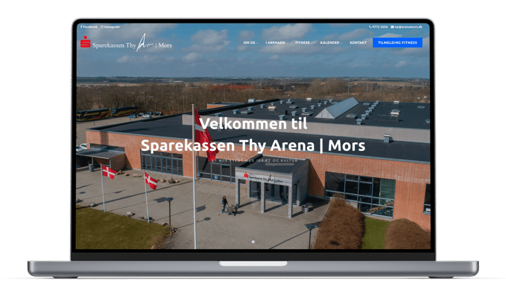 umbraco igloo webdesign Sparekassen thy arena mors