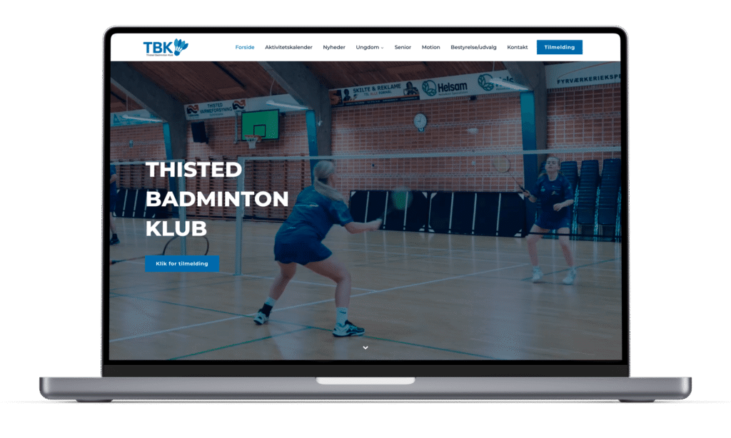 umbraco igloo webdesign thisted badminton klub